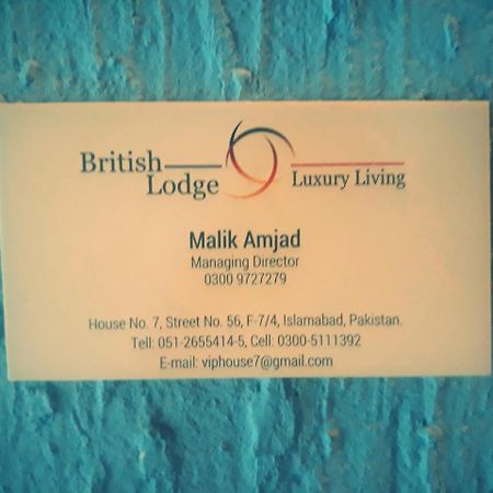 British Lodge "Luxury Living" Islamabad Exterior photo